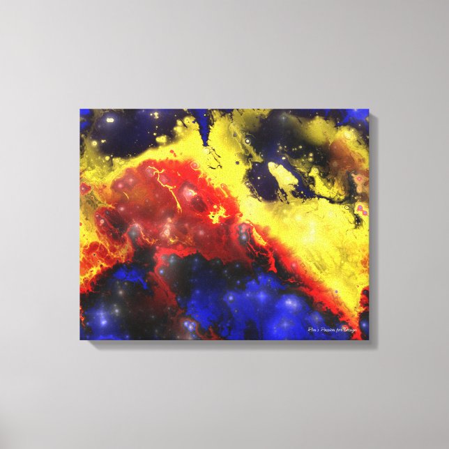 Fractal Nebulae 1 Wrapped Canvas (Front)