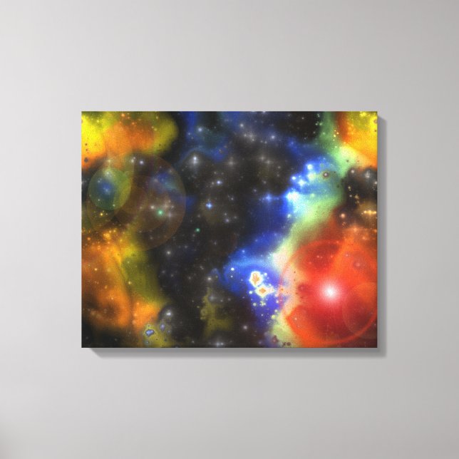 Fractal Nebulae 6 Wrapped Canvas (Front)