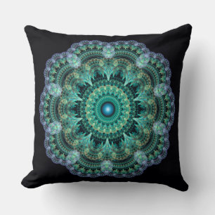 Fractal oriental pattern cushion