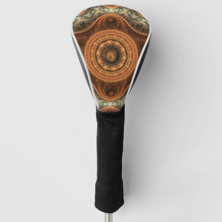 Fractal oriental Rug Golf Head Cover