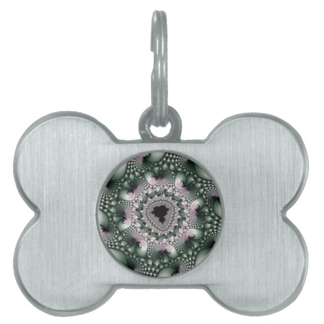 Fractal Pet Name Tag (Front)