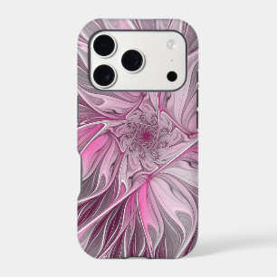 Fractal Pink Flower Dream, floral Fantasy Pattern