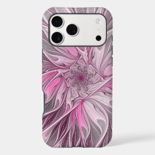 Fractal Pink Flower Dream, Floral Fantasy Pattern