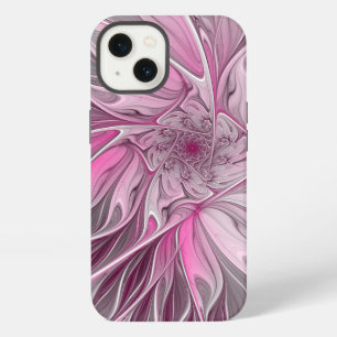 Fractal Pink Flower Dream, floral Fantasy Pattern iPhone 13 Case