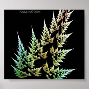 fractal plant poster