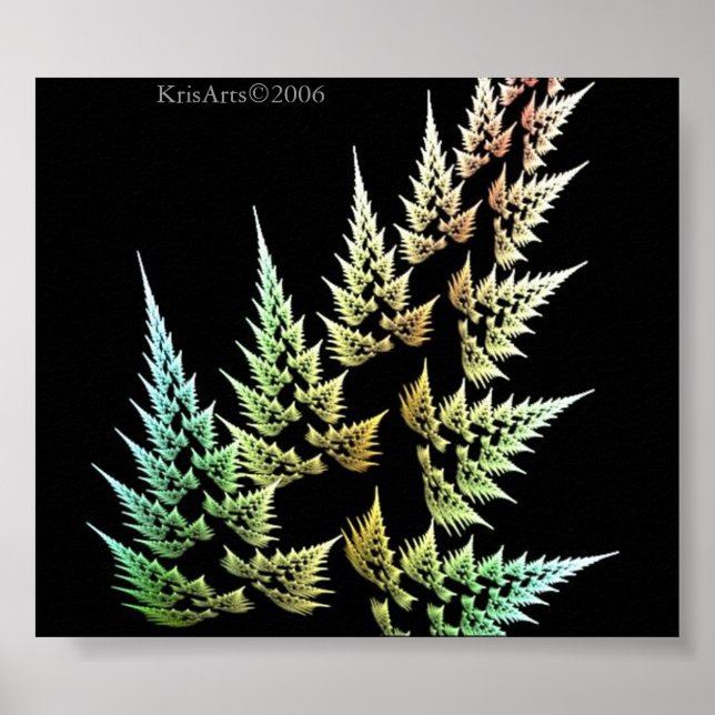 fractal plant poster (Front)
