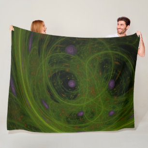 FRACTAL PLASMA FLEECE BLANKET