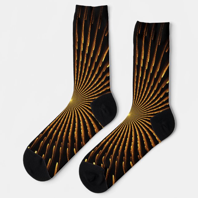 Fractal Pulsar Socks (Left)