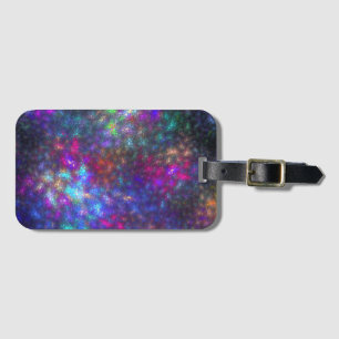 Fractal Rainbow Luggage Tag
