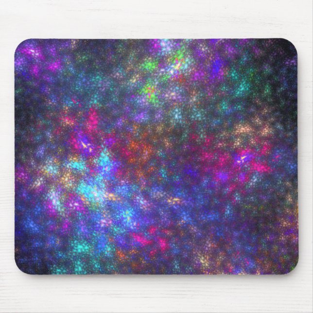 Fractal Rainbow Mouse Pad (Front)