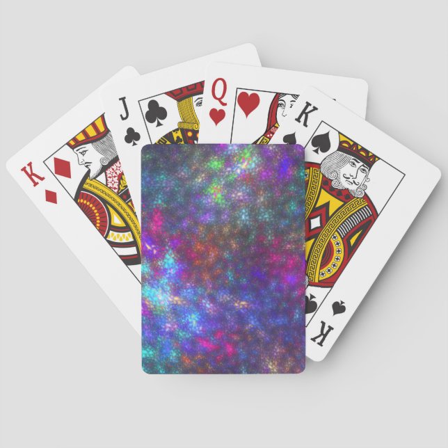 Fractal Rainbow Playing Cards (Back)
