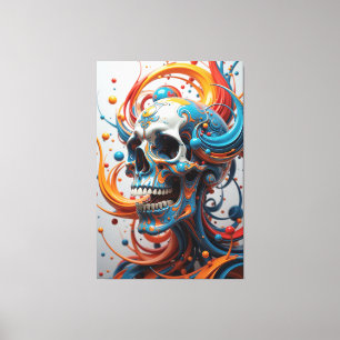 Fractal Rebirth Canvas Print