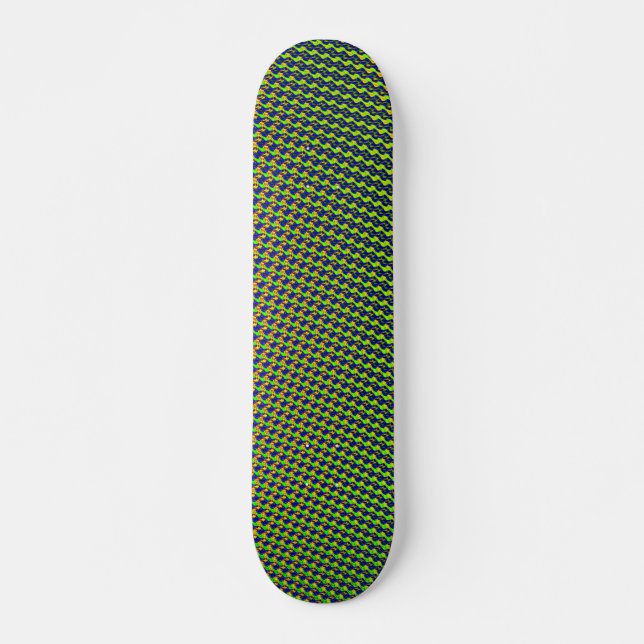 Fractal Ripple Skateboard (Front)
