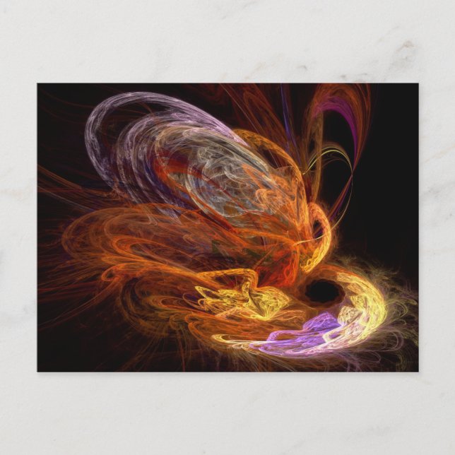 Fractal - Rise of the phoenix Postcard (Front)