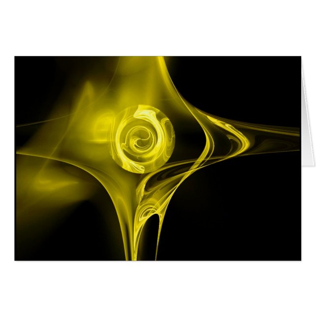 FRACTAL ROSE , yellow purple (Front Horizontal)