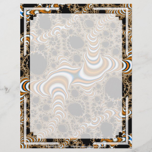 Fractal S~16 Custom Letterhead 03 - 8.5" x 11" (Front)