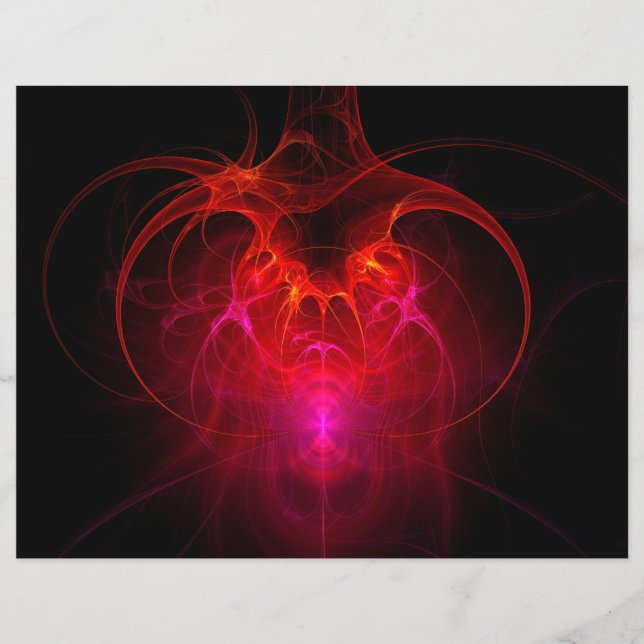 Fractal - Science - The neural network Flyer (Front)