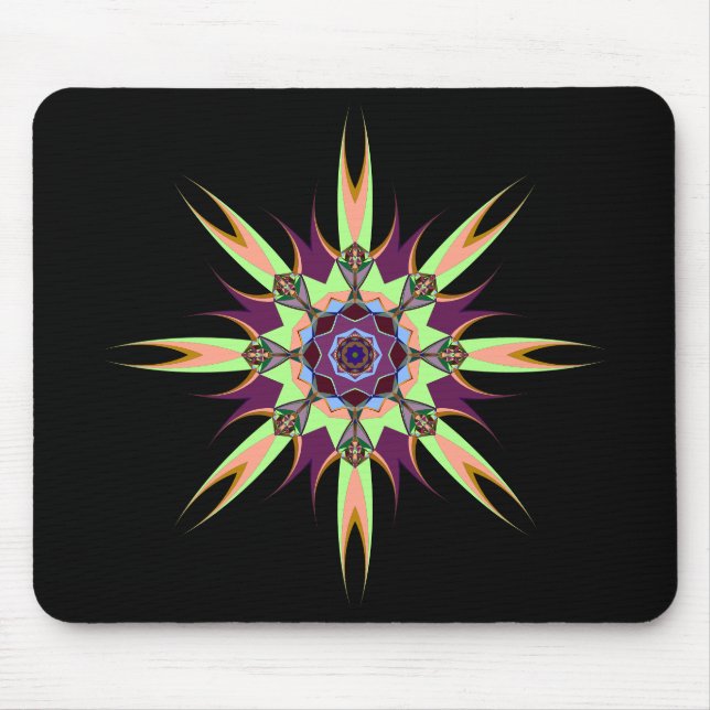 Fractal shape mouse pad (Front)