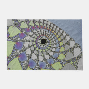 Fractal sheet texture doormat