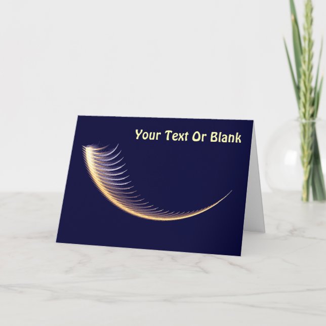 Fractal Shofar Card (Front)
