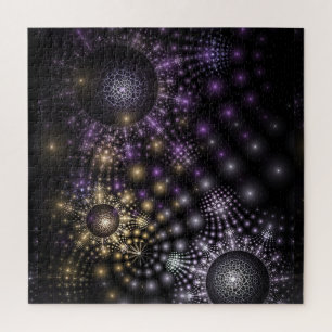 Fractal Sphere Art Mandala Universe Jigsaw Puzzle
