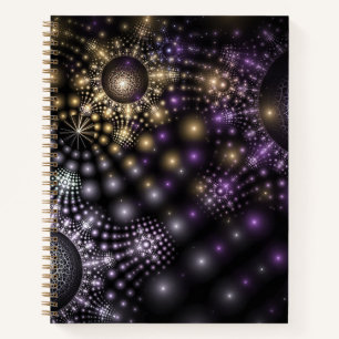 Fractal Sphere Art Mandala Universe Notebook