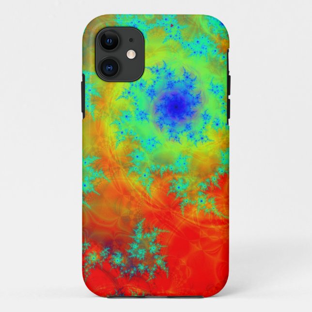 Fractal Spiral Iphone Case (Back)