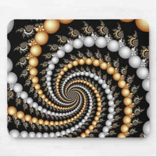Fractal Spiral Staircase Mousepad