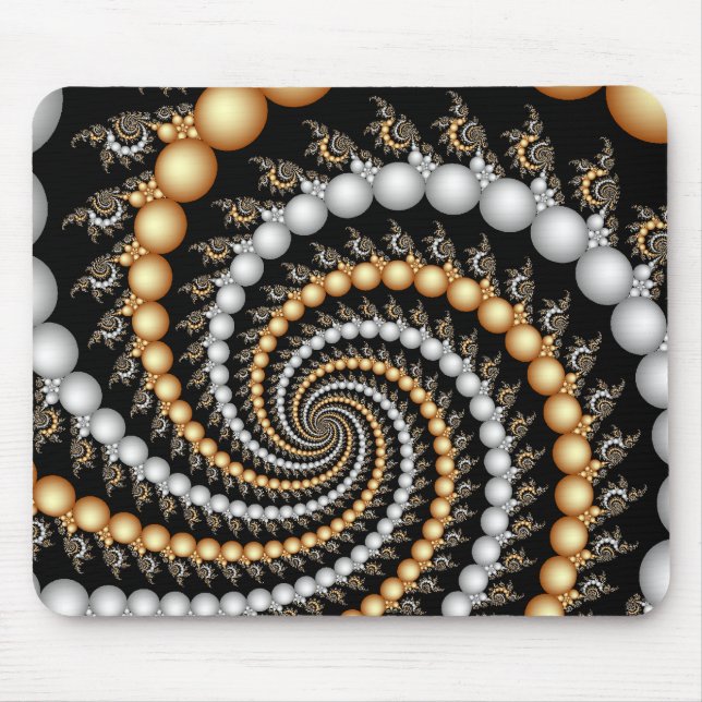 Fractal Spiral Staircase Mousepad (Front)