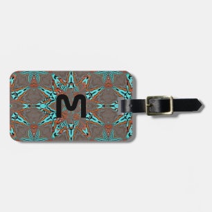Fractal Star of Future Complexity Monogram Luggage Tag