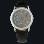 Fractal Star of Future Watch<br><div class="desc">The future is complex. The future is mysterious. The future is beautiful. Enjoy!

Especially recommended for people who like science fiction,  technology,  math.
A product of many layers of manipulation of an original artwork of Alexandra Cook aka Linandara.</div>