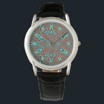 Fractal Star of Future Watch<br><div class="desc">The future is complex. The future is mysterious. The future is beautiful. Enjoy!
Especially recommended for people who like science fiction, technology, math.
A product of many layers of manipulation of an original artwork of Alexandra Cook aka Linandara.</div>