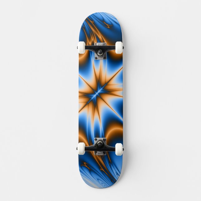 Fractal Star Skateboard (Front)