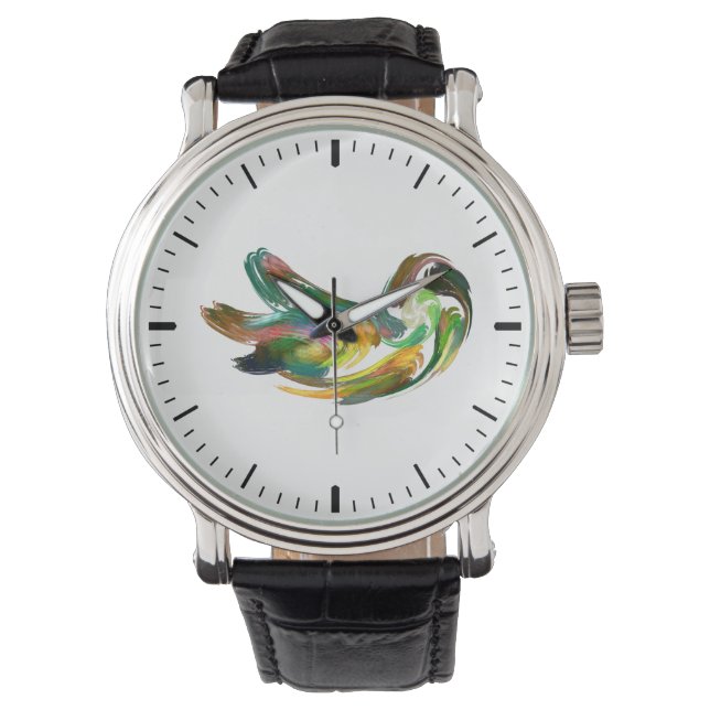 Fractal - Swan Watch (Front)