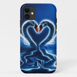 Fractal Swans on the Lake Case-Mate iPhone Case