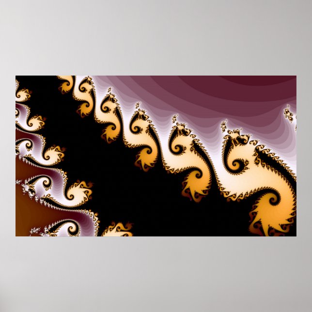 Fractal Swirl Poster (Front)