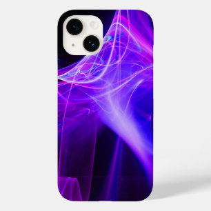 FRACTAL SWIRLS IN PURPLE BLUE PINK Case-Mate iPhone 14 CASE