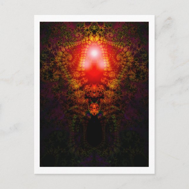 Fractal tapestry postcard (Front)
