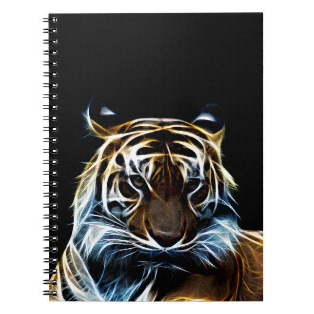 Fractal tiger notebook (Front)