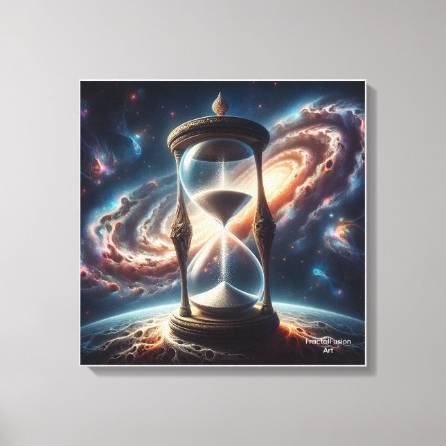 Fractal Time Canvas Print (Front)