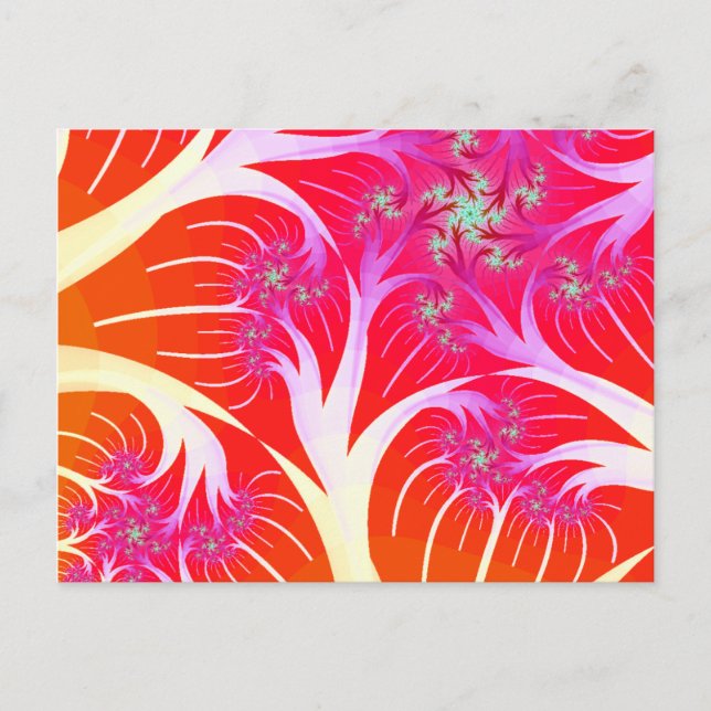 Fractal trees postcard (Front)