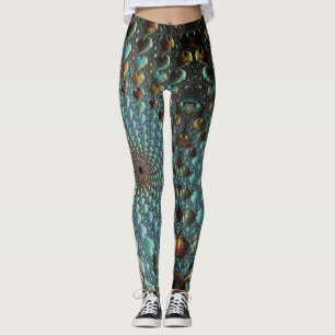 Fractal trippy leggings