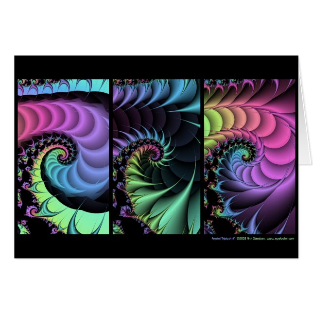 Fractal Triptych #1 (Front Horizontal)