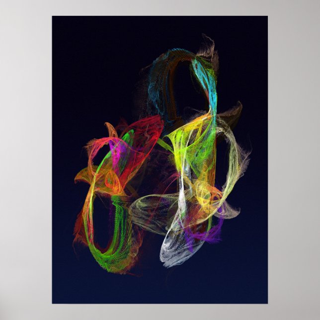 Fractal - Tropical Fish Poster (Front)