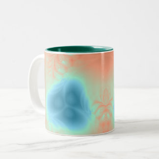 Fractal  Two-Tone coffee mug