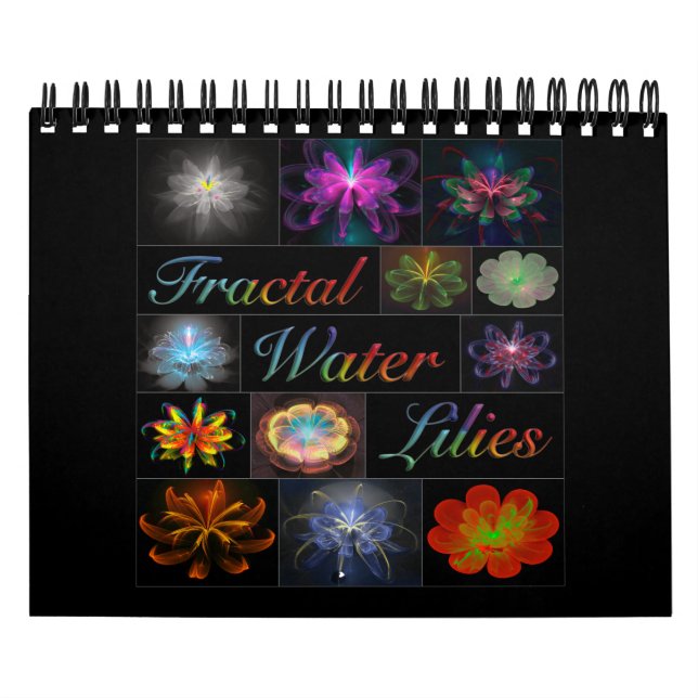 Fractal Water Lily Calendar (Cover)