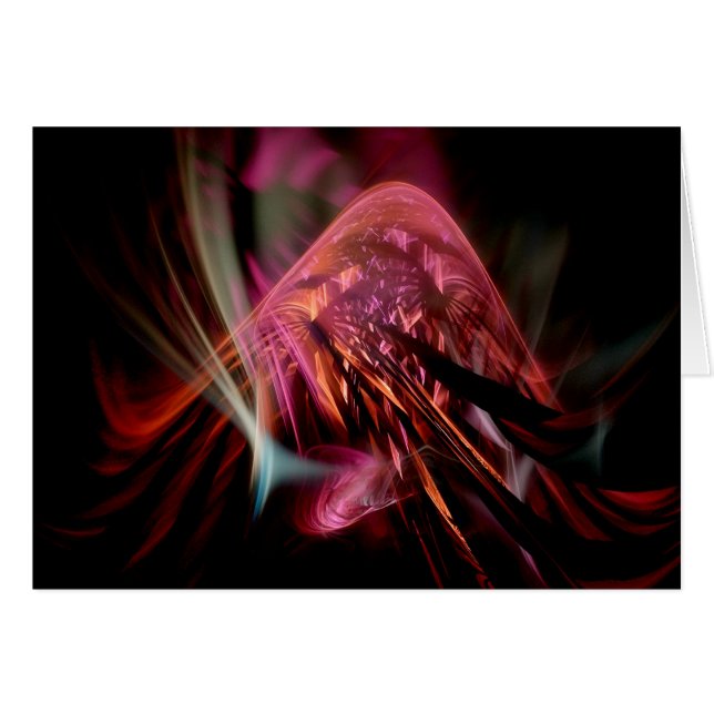 Fractal Waves Card (Front Horizontal)