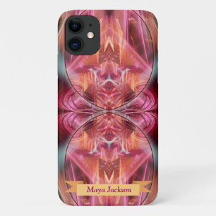 Fractal Whispers w/ Custom Name Case-Mate iPhone Case
