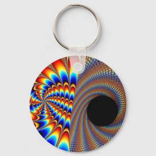Fractal Wink Key Ring