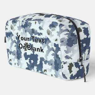 Fractal Winter Camouflage Dopp Kit